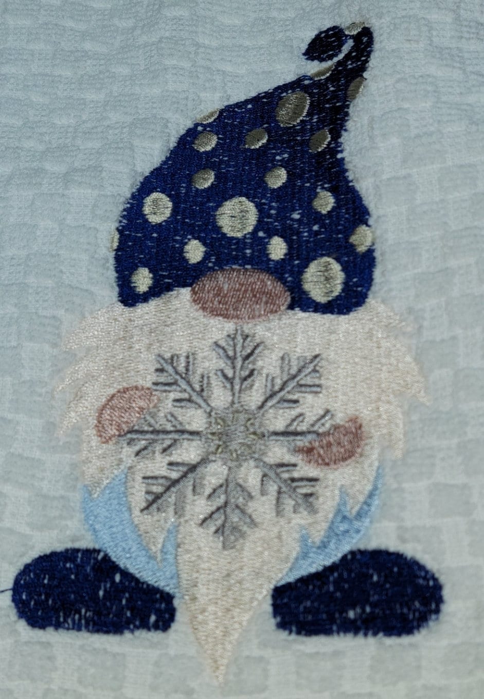 Ships within 24 hours | Holiday Guest Hand Towel | Gnome | Holiday Decor | Hostess Gift | Christmas Towel | Gift Idea | Snowflake