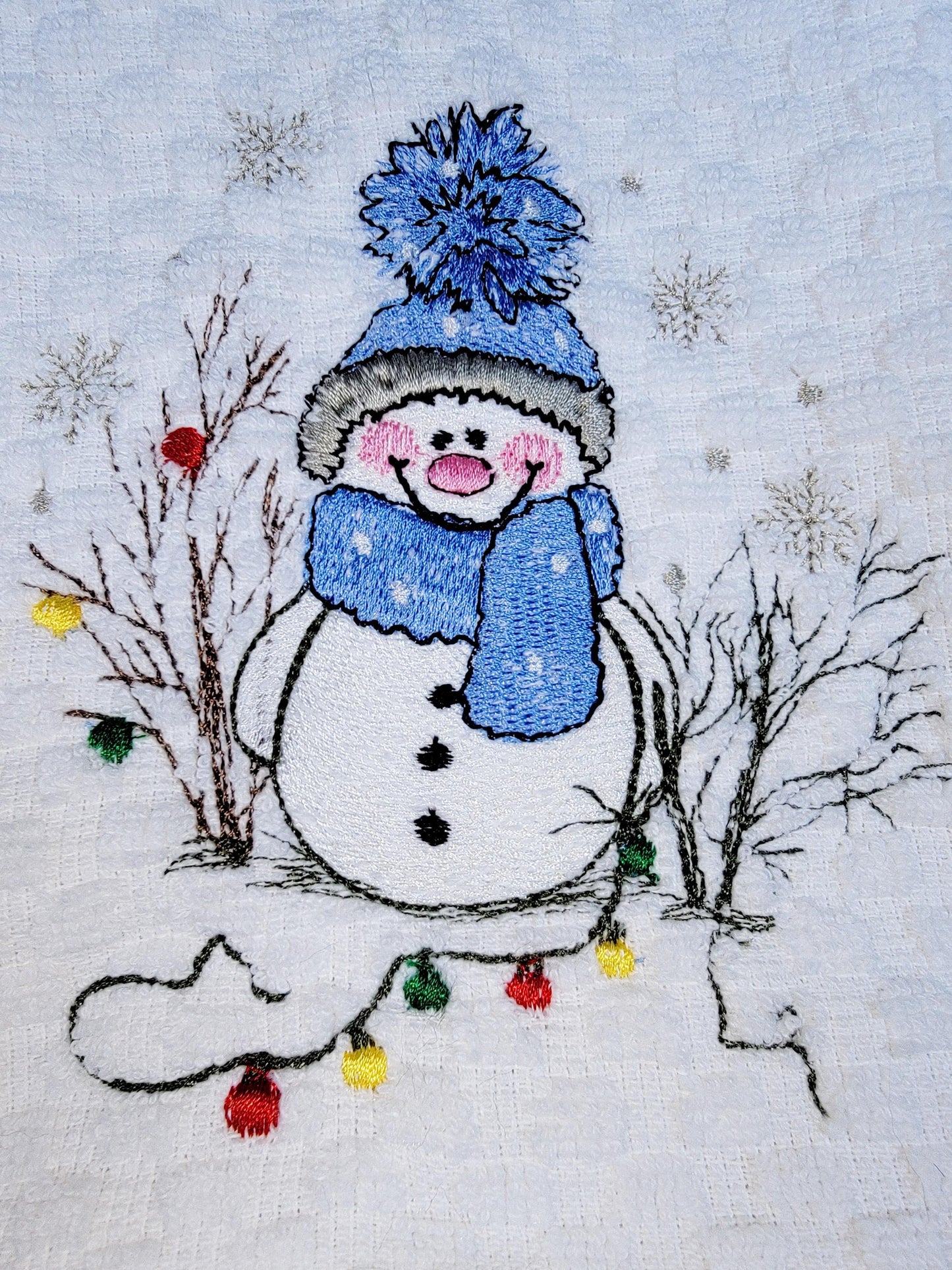 Ships within 24 hours of order | Whimsical, Festive Snowman Towel | Gift Idea | Snowman | Hand Towel | Holiday Decor | Christmas Decor |